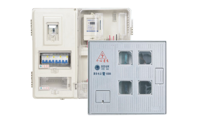 智能電表箱/透明防竊電電表箱/玻璃鋼電表箱